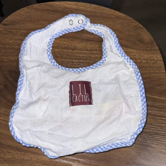 Lil Cactus Baby Boys Smocked Bib Firetruck Police Ambulance - Picture 3 of 3